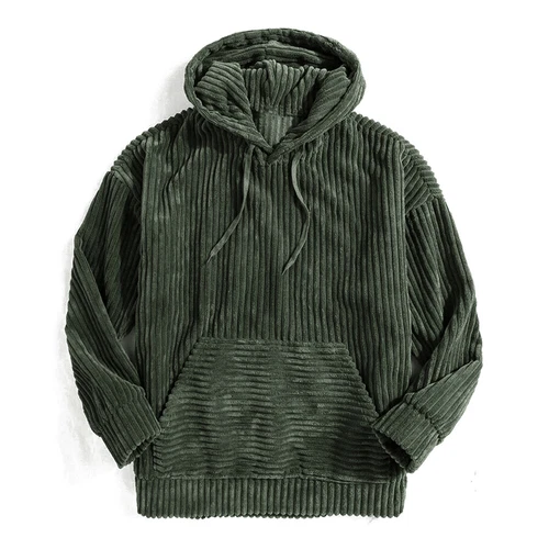 Herren Cord Bluse Hoodie Tops Training Freizeit Kapuze Mantel Pullover Sweatshirts - Bild 14 von 32