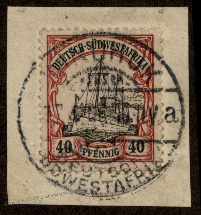 Germany 1910 SW Africa WINDHUK DSWA Unwmk Yacht 89862 | eBay