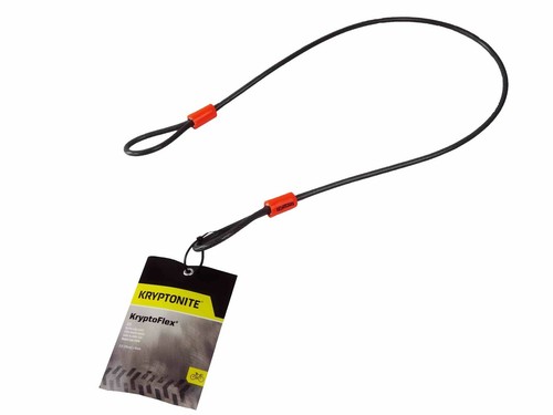 Kryptonite Keeper 5-S2 Disc Lock Yellow w/Reminder and 525 2.5ft Looped cable - Picture 3 of 4