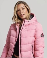 Superdry Womens Spirit Sports Puffer Size 14