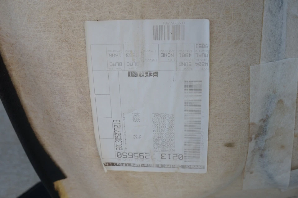 Mercedes Benz C300 W204 2012-2014 techo techo cubierta panel de moldura OEM Foto 4 de 4