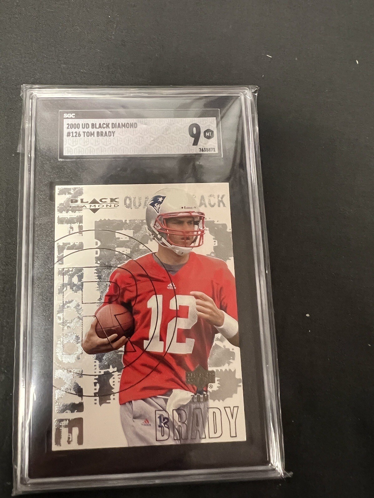 2000 UD Black Diamond RC Tom Brady SGC 9 New England  #126🔥🏈