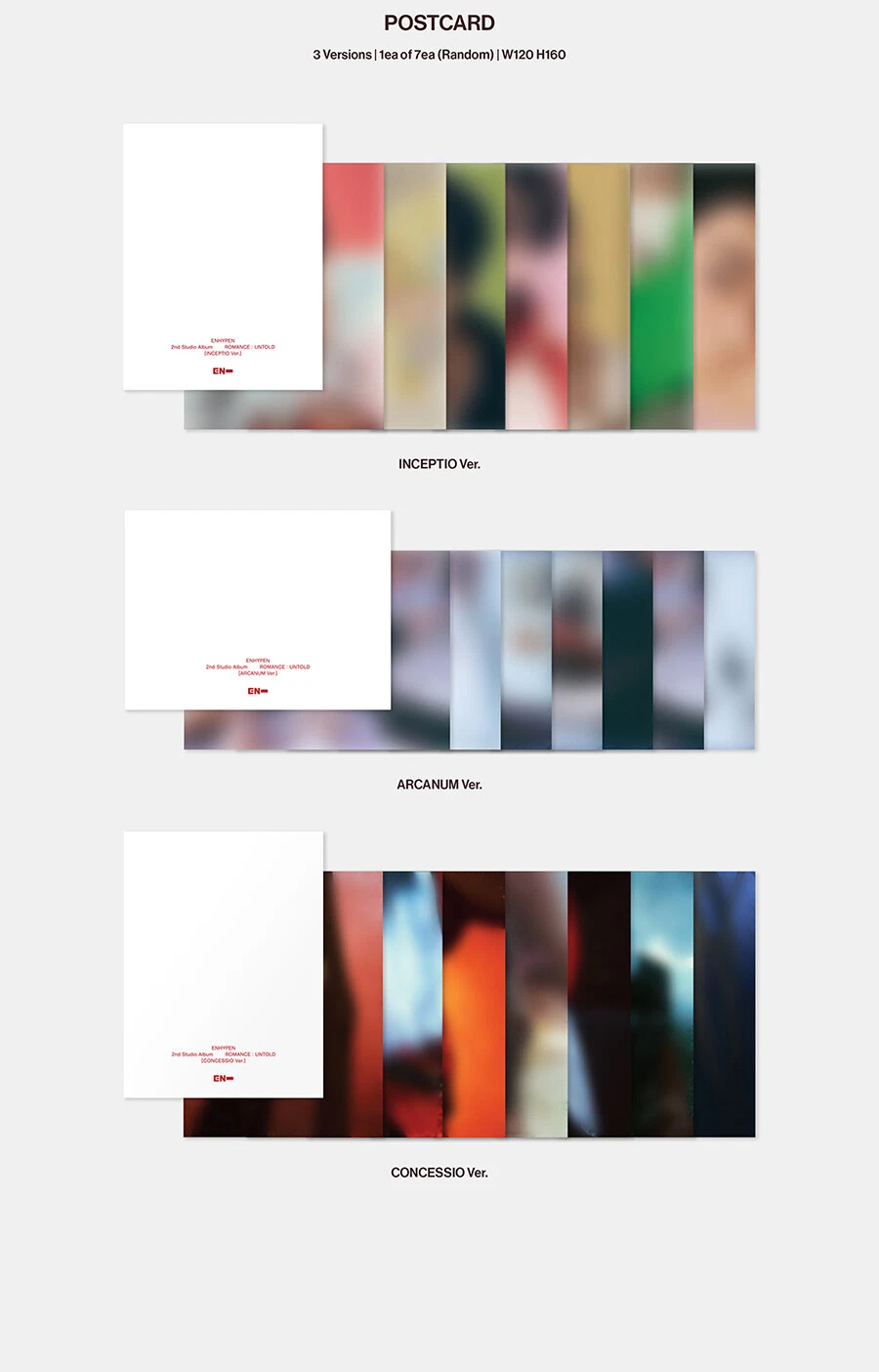 ENHYPEN ROMANCE : UNTOLD 2nd Full Album CD+Photo Book+3 Card ENHYPEN ROMANCE : UNTOLD 2nd Full Album CD+Photo Book+3 Card