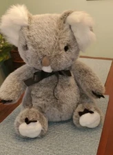 16" VINTAGE lemonwood asia Grey Koala Stuffed Animal Plush Toy 1988 Large Clean