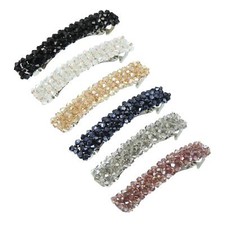 6Pcs Hair Barrette Rhinestone Hair Side Clip Hair Accessories for Women Girls