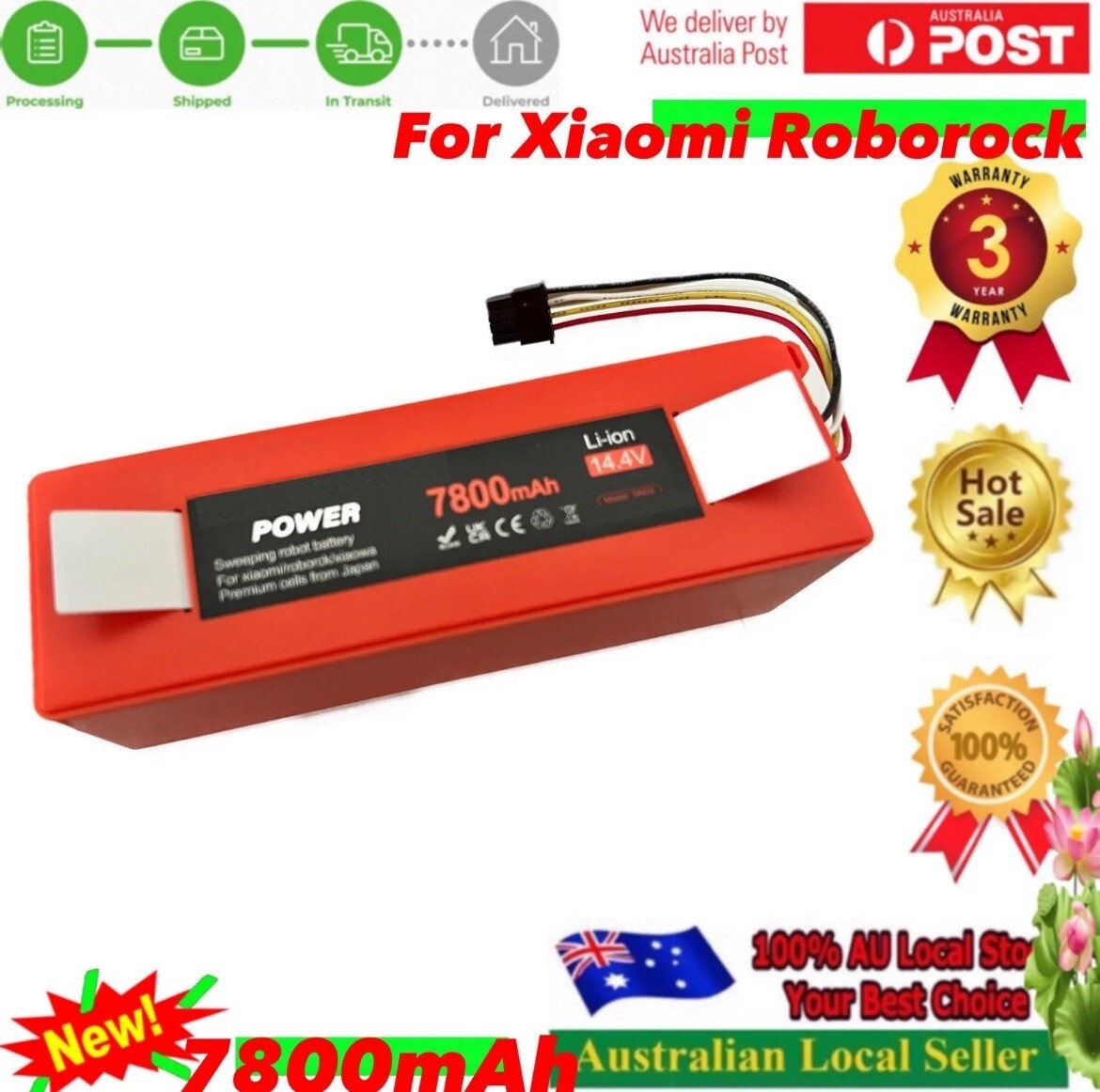 Battery For Xiaomi Roborock e352-00 s502-00 Sweep One Xiaowa