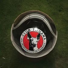 Club Tijuana Black Size 5 Soccer Ball