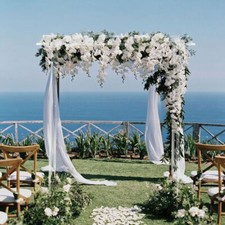 82" Sturdy Metal Garden Arch Gothic Arbor Garden Trellis Climbing Plant Growing
