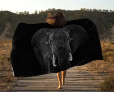 Elephant Sherpa Blanket