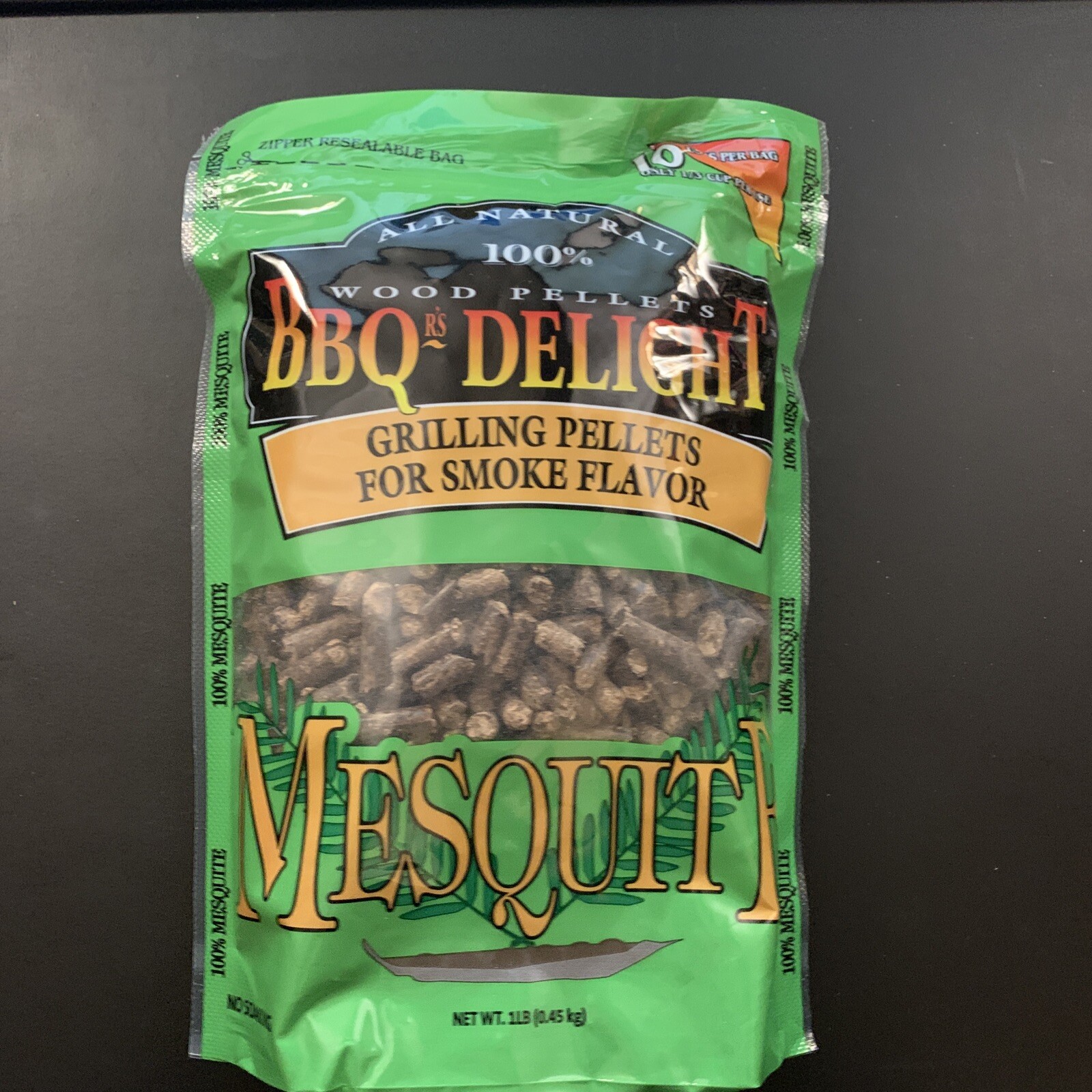 BBQr's Delight Mesquite Pellet Blend 1lb Grilling Smoking Pellets All Natural