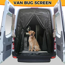 Van Bug Screen for Mercedes Sprinter 2007-2024 High Roof Rear Door Mosquito Net