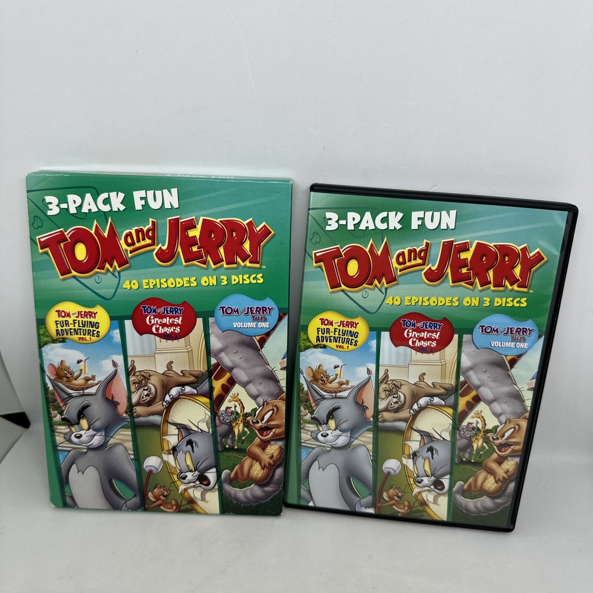Tom and Jerry: 3-Pack Fun (DVD) 883929203192| eBay