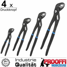 4 x Wasserpumpenzange Druckknopf Auto 175 240 300 400mm Rohr Schlüssel Zange XT