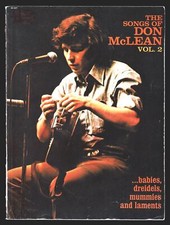 The Songs of Don McLean Vol 2 Babies, Dreidels, Mummies and Laments - 135 pages