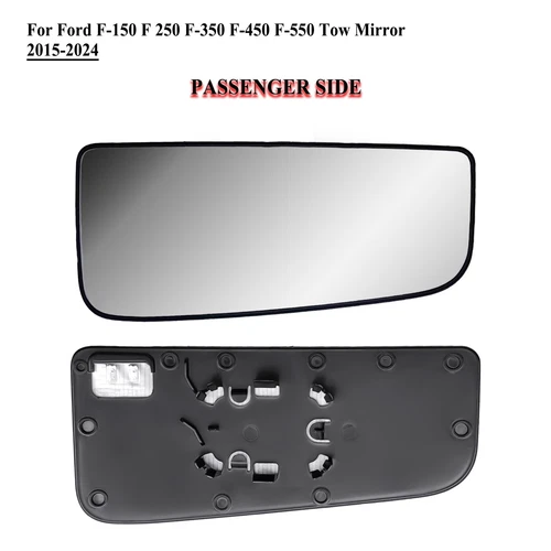 Passenger Right Side Door Tow Mirror Small Glass for 15 to 20 Ford F-150 250 350