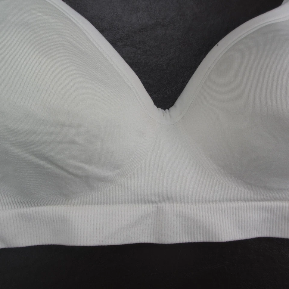 Bravado! Sujetador 32B Blanco Acolchado Inalámbrico Cierre Ajustable Espalda Foto 3 de 4