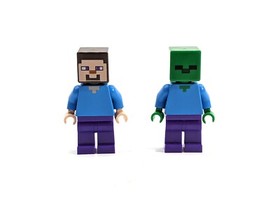 LEGO Minecraft 21113 The Cave - 100% Complete with Minifigures and Manual