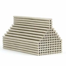 Minuscule disque magnétique néodyme fort 3 mm x 2 mm N52 réfrigérateur artisanal 10 / 25 pièces