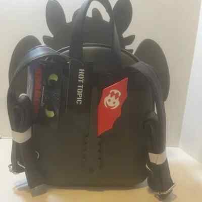 Bioworld How To Train Your Dragon Toothless Pin Collector Mini Backpack How To Train Your Dragon Toothless Pin Collector Mini  main image 3