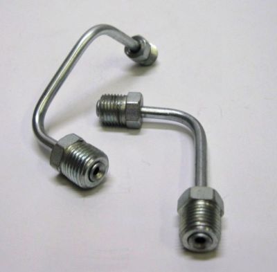 3/16'' Steel Left Mount Brake Proportioning Valve Lines 9/16'' 1/2'' Fittings SS