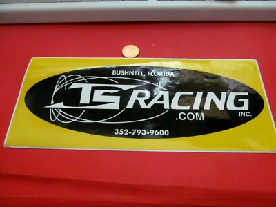 TS RACING LARGE Sticker Decal OLD STOCK ORIGINAL RACING | eBay