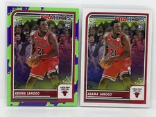 2023-24 NBA Haunted Hoops Adama Sanogo 2 Card Rookie Lot RC Bulls #47