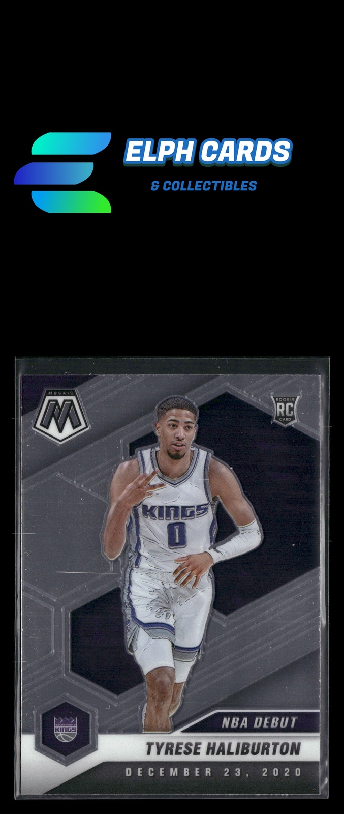 2020-21 Panini Mosaic #264 Tyrese Haliburton Silver