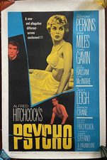 PSYCHO - Alfred Hitchcock Classic - US 1-Sheet / Janet Leigh - First Release -