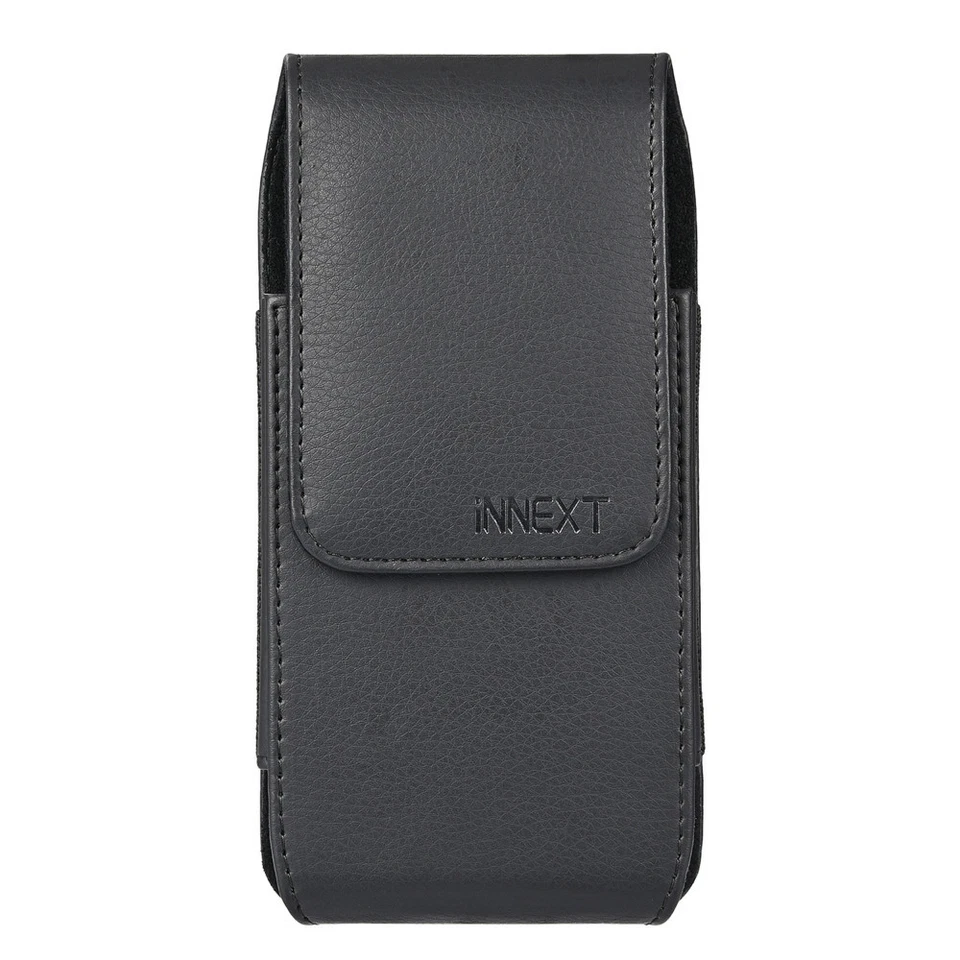 XL CUERO RESISTENTE TELÉFONO CELULAR SOPORTE FUNDA CLIP CINTURÓN LAZO ESTUCHE DE TRANSPORTE Foto 3 de 4