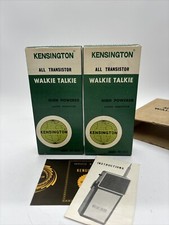 Vintage Kensington Walkie Talkie Model 5032 Set Of 2 Original Boxes Tested