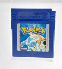 Thumbnail of ebay&reg; auction 306315156111 | Pokemon Blaue Edition Nintendo Gameboy Spiel  Blau RAR #9.2 1754 J19