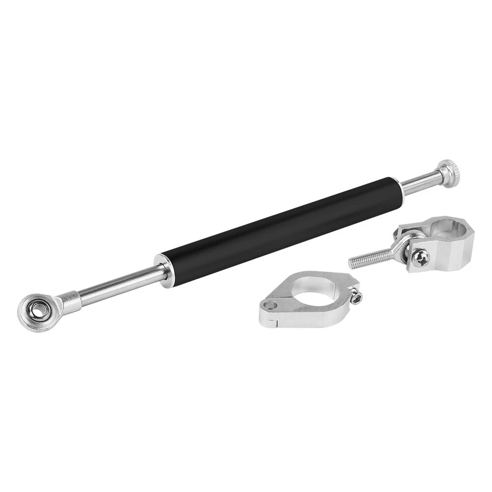 Amortiguador de dirección estabilizador de horquilla delantera 330 mm negro para Kawasaki Ninja ZX9R ZX900F Foto 4 de 4