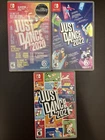 New ListingNintendo Switch Just Dance Music & Dance Video Game Set Of 3