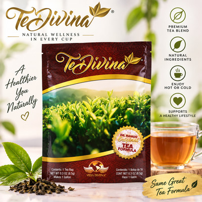 Vida Divina TeDivina Original Herbal Tea Dr Ramos 1 Bag Makes 1 Gallon 0.3 oz