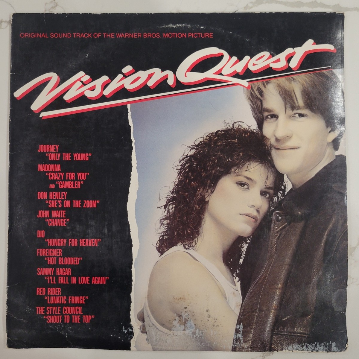 Vision Quest - Original Movie Soundtrack Vinyl LP - 1985 - Geffen