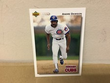 Andre Dawson - 1992 Upper Deck Baseball Card - Cubs - FREE SHIPPING