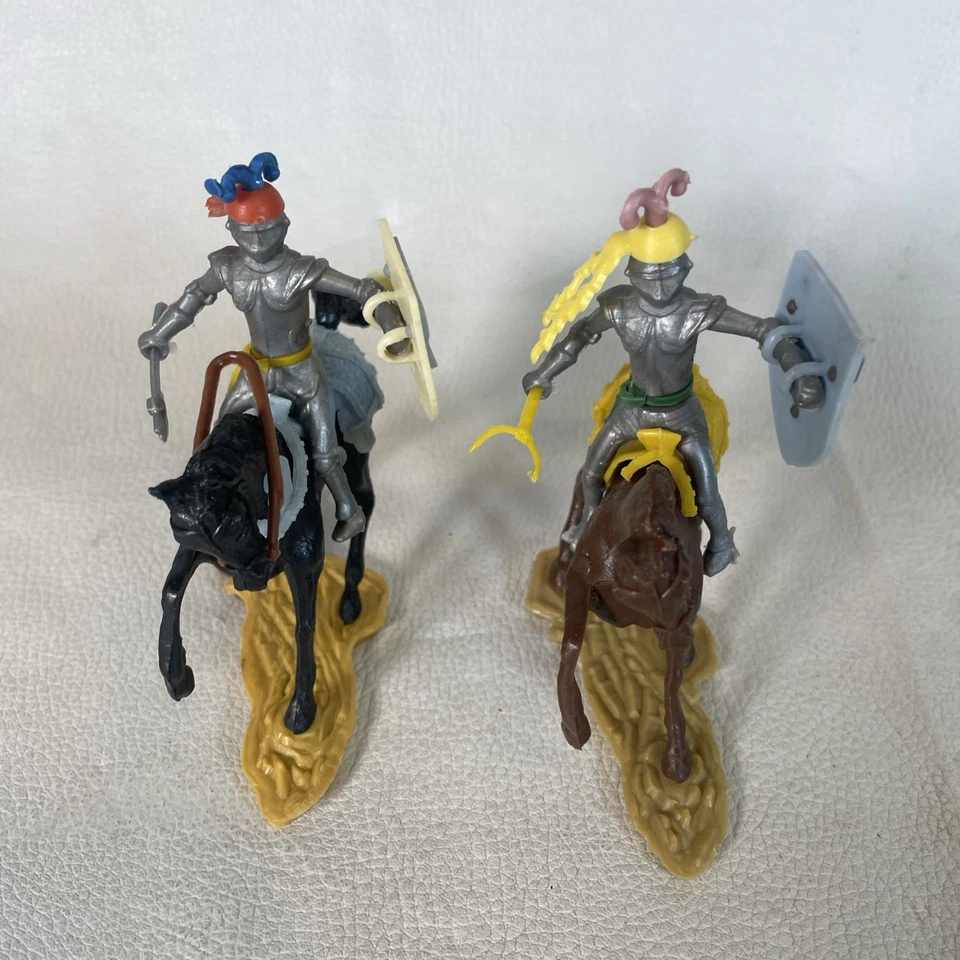 Timpo/CHERILEA (INGLATERRA) CABALLEROS MEDIEVALES Raro Años 60 Lote De 5 Foto 4 de 4