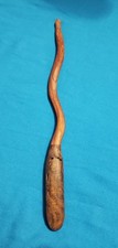 Hand Carved Wand Wood Walnut Wiccan Witchcraft Pagan Witch