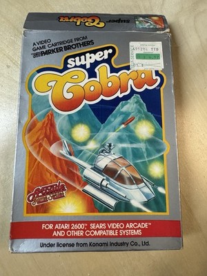 Super Cobra Atari 2600 CIB Complete - Parker Brothers - Clear Protector