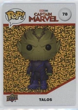 2023 Upper Deck Funko Pop Marvel Infinity Saga Gold Glitter Talos #78 1d2q