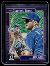 2021 Donruss Optic Green Dragon Pete Alonso 73/88 New York Mets #19