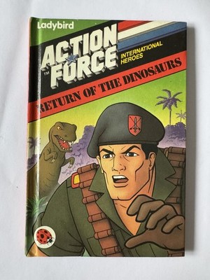 Vintage Ladybird 1st Edition - Action Force: Return of the Dinosaurs (1987/88)
