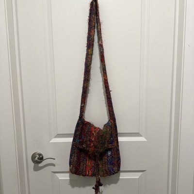Earth Divas BOHO Crossbody Bag Embroidered Purse Boho Hippie Festival Nupal
