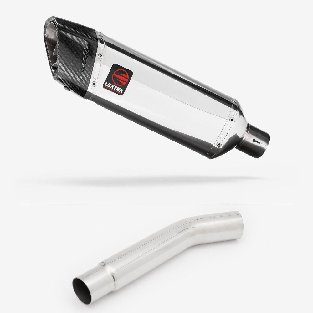 Lextek Polished Stainless Steel SP4 Exhaust for Kawasaki Versys 1000 (12-14)