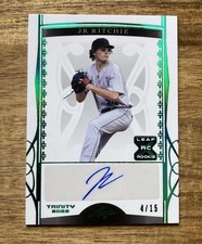 2022 Leaf Trinity Baseball J.R. Ritchie Green Base Autograph /15 #BA-JRR