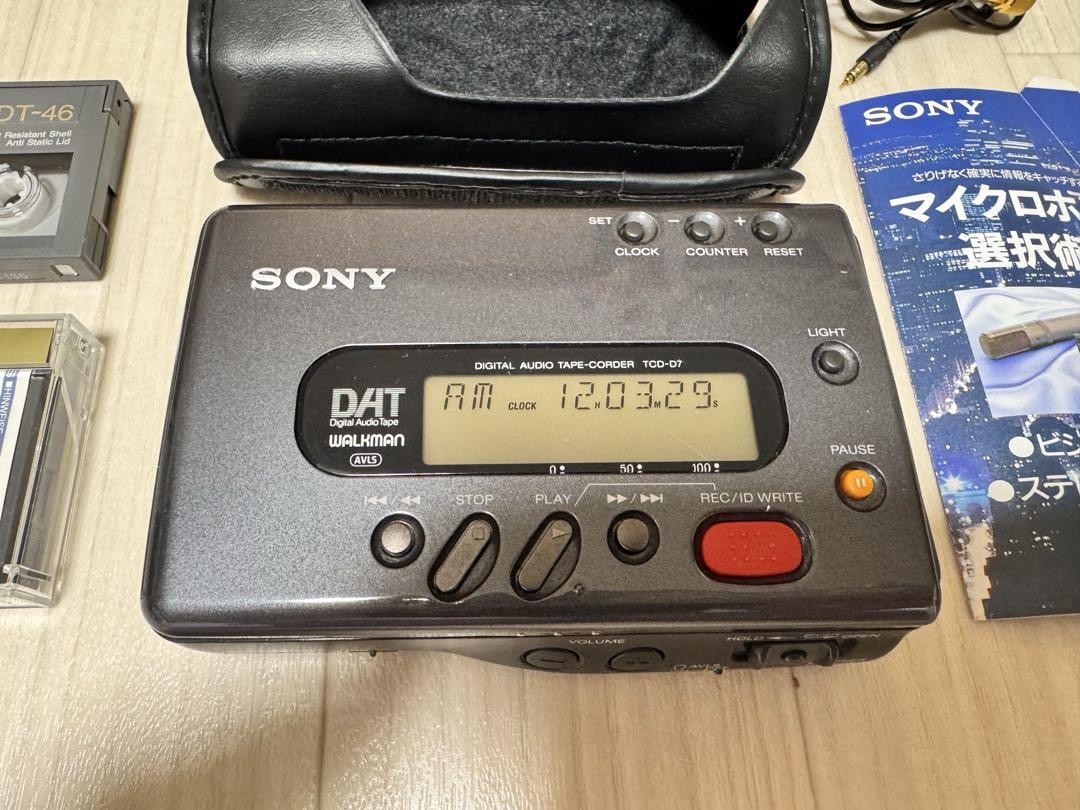 SONY TCD-D7 カセットプレーヤー SONY TCD-D7 DAT WALKMAN Portable Player Black JUNK | eBay