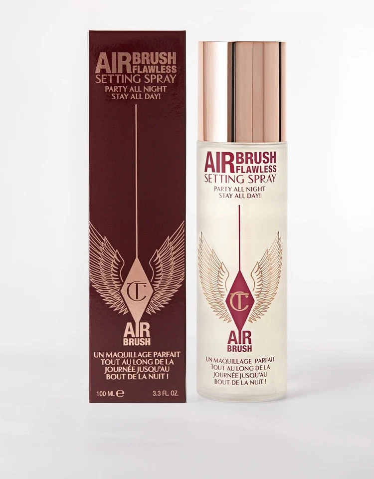 NUEVO Aerógrafo Charlotte Tilbury Spray Ajuste Impecable Permanecer Todo el Día 100 ml/3,3 oz Foto 2 de 3