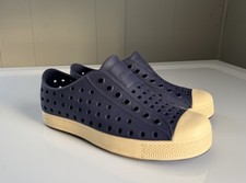  NATIVE Jefferson Child NAVY BLUE Waterproof Sneaker Shoes Size C13  VGC