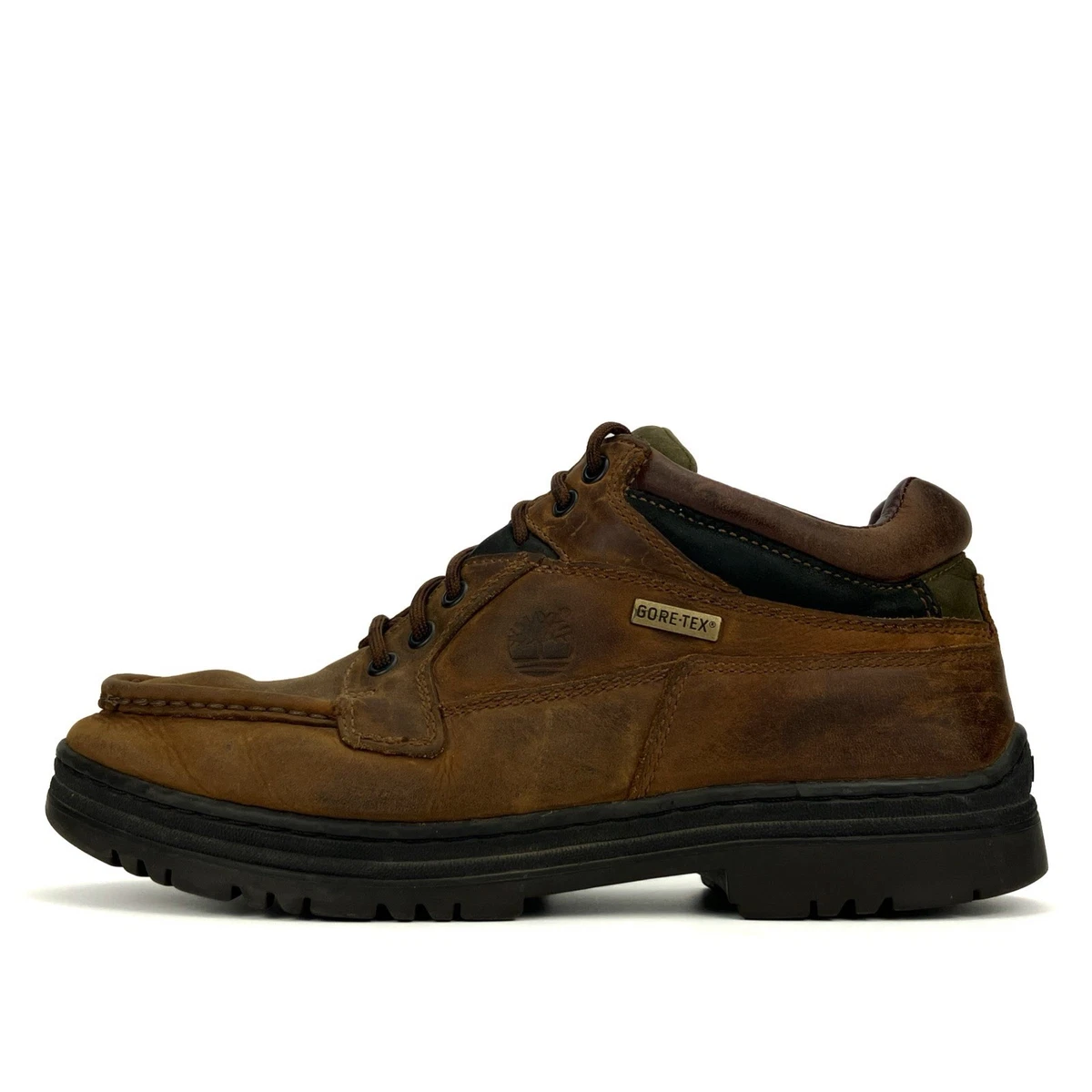 Timberland Men\'s‎ Waterproof Chukka Gore Tex Brown Leather Boots 37042 Sz 9.5M timberland 37042 products for sale | eBay main image 3