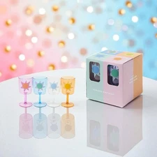 SUNNYLIFE Poolside Wine Glass Utopia Set of 4 BRAND NEW IN BOX